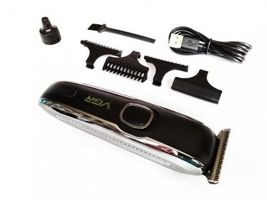 Машинка для стрижки VGR V-020 USB с 3 насадками
