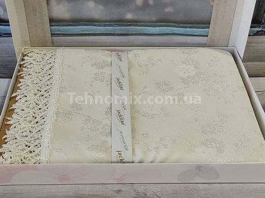 Скатерть с кружевом Jackline KDK241 160х220см Жаккард Полиэстер