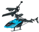 Літаючий usb вертоліт c сенсорним управлінням рукою Induction Flight Блакитний
