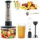 Блендер погружной 5в1 со сменными насадками Blender Stir bar R.340 RAF Серый с белый