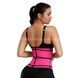 Утягивающий пояс для похудения Waist training corset Розово-черный XL
