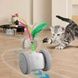 Іграшка для тварин акумуляторна USB Cat teaser Біла з сірим