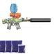 Автомат игровой аккумуляторный с подсветкой и глушителем стреляет орбизами MH 1500-1