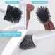 Ёршик-щетка для унитаза силиконовая Toilet Brush Серая