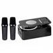 Подставка для телефона с караоке и 2 микрофона Microphone speaker set K18-2