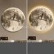Часы настенные Луна с LED подсветкой NCH-50-50