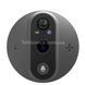 Видеодомофон беспроводной дверной глазок со звонком Wi-Fi Tuya Smart Life 300 PA Черный