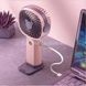 Вентилятор настольный мини ручной аккумуляторный с USB Handheld fan AND LY-838 KLW-F8