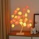 Лампа настільна Дерево біло-рожева троянда LED SFK-27 24 LED тепле світло 220V