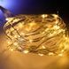 Гирлянда 50LED 5м на батарейках + USB Теплый Белый