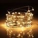 Гирлянда 50LED 5м на батарейках + USB Теплый Белый