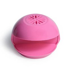 Міні-сушарка для нігтів із вентилятором на батарейках Nail Dryer Рожева