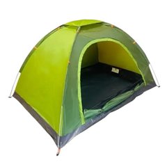 Палатка 2-х местная Зеленая с салатовым 200х100х110