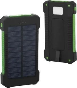 Power bank 50000mAh сонячна панель Solar Charger Чорний