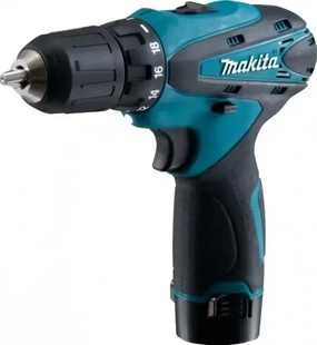 Шуруповерт акумуляторний Makita DF330DWE 18В/2Ач Li-Ion