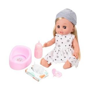 Игрушка Пупс интерактивный 30см 12 звуков + аксессуары Vinyl Doll WZB8809-9