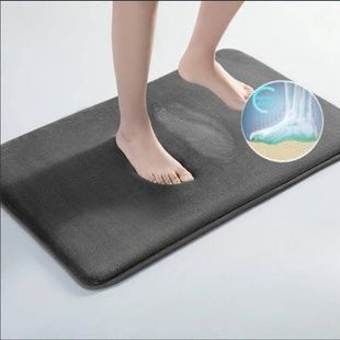 Коврик влаговпитывающий для ванной комнаты Cushion Soft Серый