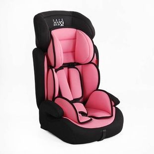 Автокресло детское система ISOFIX вес ребенка от 9-36 кг JOY RS-64188 Розовое