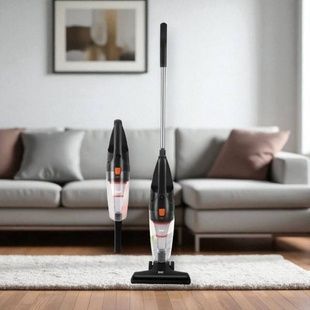 Пылесос ручной вертикальный с НЕРА-фильтром 2в1 600Вт Vaccum Cleaner R.8708O Черный