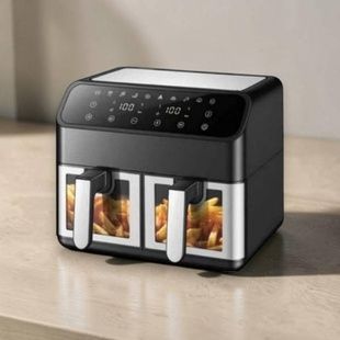 Аерофритюрка DOMOTEC MS-3226 4800W 7,5+7,5Л Чорна