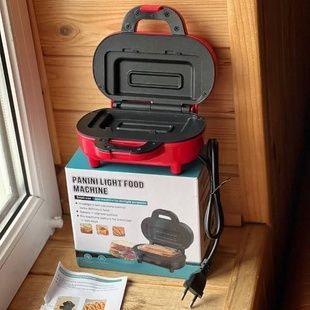 Сэндвичница компактная электрическая sandwich maker AND XL-1624 Красная