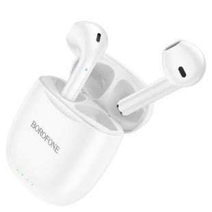 Наушники беспроводные вкладыши BOROFONE BW17 Белые