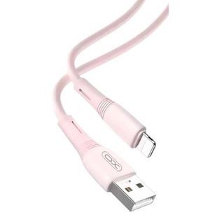 Кабель XO NB225 USB cable for Lightning Рожевий