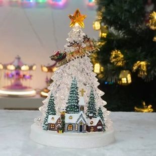 Новорічний нічник XMAS WDL-24080A Ялинка із зіркою