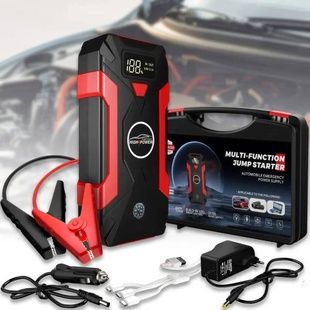 Пускозарядний пристрій для автомобіля у валізі JUMPSTARTER QY31 Чорне з червоним