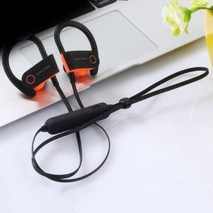 Наушники вакуумные беспроводные с микрофоном Bluetooth G5 Черные с оранжевым