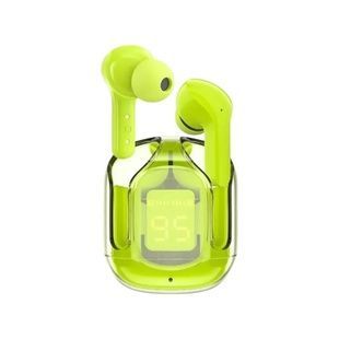 Беспроводные наушники с индикатором заряда ultrapods Зеленые