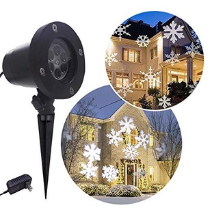 Декоративний вуличний світлодіодний проектор Outdoor lawn snowflake light