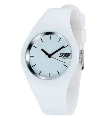Годинник дитячий Skmei Rubber White 9068C для дітей від 8 років