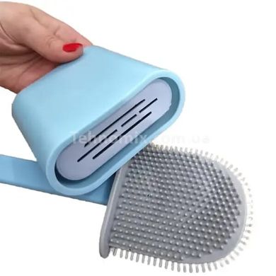 Силіконова щітка для унітазу Toilet Brush Сіра