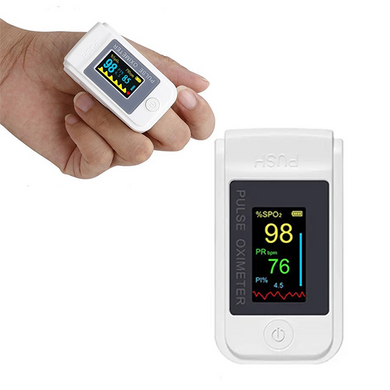 Пульсоксиметр Fingertip Pulse Oximeter LK89 Білий