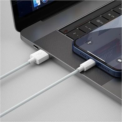 Кабель Baseus Simple Wisdom Data Cable Kit USB to iP 2.4A (2PCS/Set)1.5m White