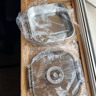 Контейнер харчовий із нержавіючої сталі з кришкою 5000ml AND AND 20687-16 A Сірий