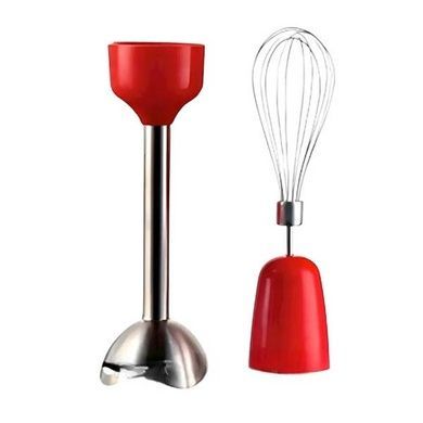 Блендер погружной 5в1 со сменными насадками Blender Stir bar R.340 RAF Черный с красным