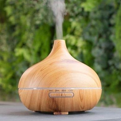 Зволожувач повітря Aroma Diffuser 7 LED color 500 мл світле дерево
