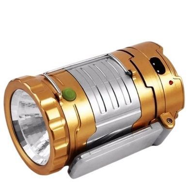 Кемпінговий ліхтар акумуляторний 220V TJ-288 5+1LED COB Золото