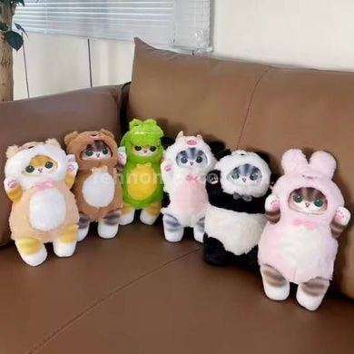 Игрушка мягкая 30см Котик в костюмчике Собачки