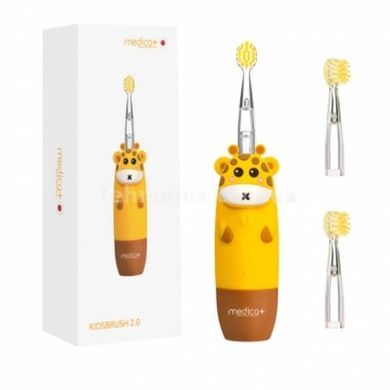 Зубная щетка детская Medica+ KidsBrush 2.0 (Япония) Желтая 50993