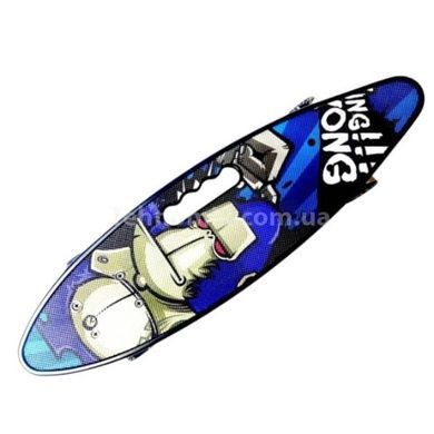 Пенни борд со светящимися колесами PU Penny Board Scale Sports Universe Синяя горилла