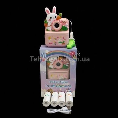 Фотоаппарат моментальной печати Кролик Digital Color А-2124 Розовый