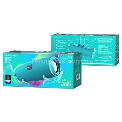 Колонка портативная BOROFONE BR3 Rich sound sports wireless speaker Peacock Blue
