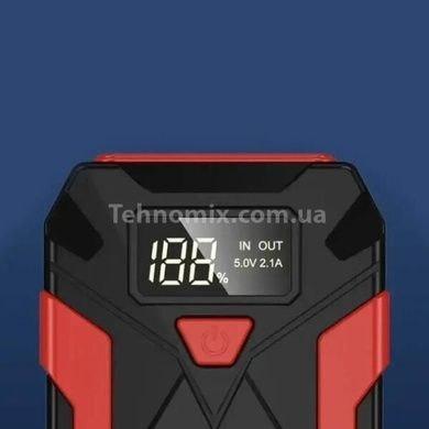 Пускозарядний пристрій для автомобіля у валізі JUMPSTARTER QY31 Чорне з червоним