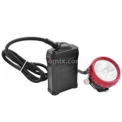 Фонарь шахтерский аккумуляторный 3.7V 220V Черный