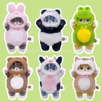 Игрушка мягкая 30см Котик в костюмчике Собачки