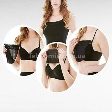 Вставка для слишком глубоких вырезов декольте CAMI SECRET Черная