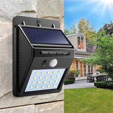 Настенный уличный светильник Solar motion SH09-20 (На солнечной батарее) Фонарик с датчиком движения